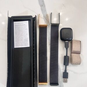 Black and Gold Wearable Strap